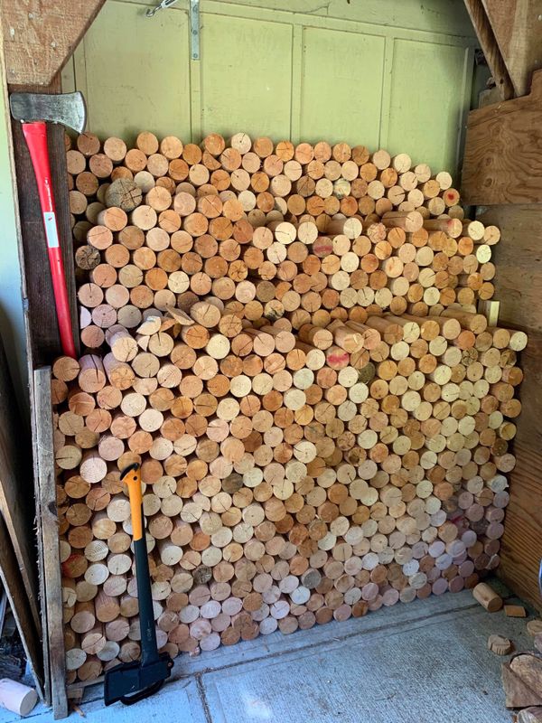 Seasoned Fir Firewood Peeler Core Ends for Sale in Centralia, WA OfferUp