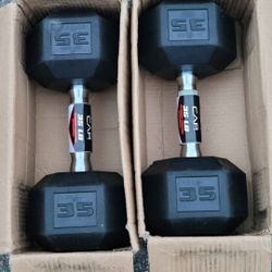 NEW Urethane Hexagon Dumbbells-35lbs
Cash Only