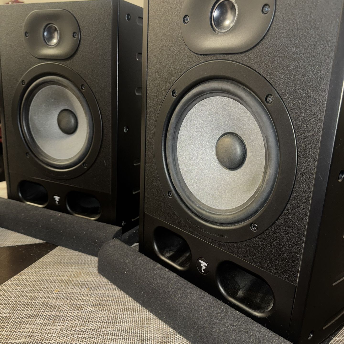 Focal Alpha 65 Studio Monitors - Pair w/ Isolation Pads & Original ...