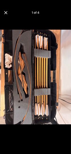 Excellent recurve bow w/ arrows and case