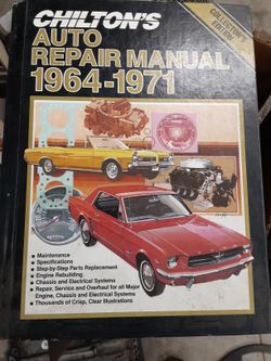 Chiltons Repair Manual 1964-71