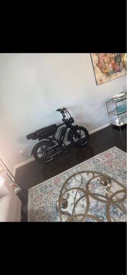 Black Fat Tire Electric Bike