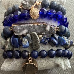 Lapis Bracelet  Stone 