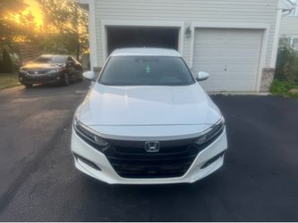 White Honda Accord sport 2018