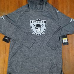 Las Vegas Raiders Women's Size Small Dri Fit New Tags Mock Neck