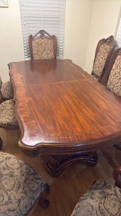 AICO Fruitwood Dining Room Set