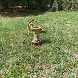 Well drain pump handle 60+ years old