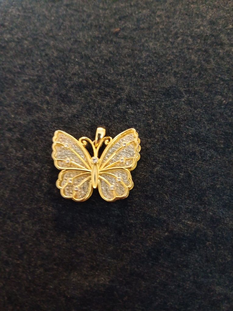 Silver 9.25 Butterfly Pendant