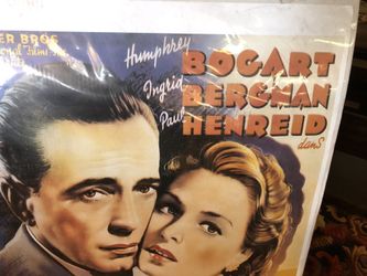 Casablanca poster Humphrey bogart Ingrid Bergman