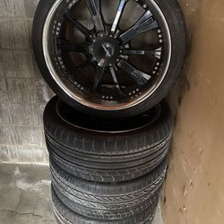 6lug Universal Wheels New Tired 