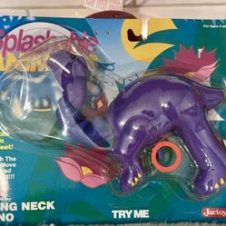 Vintage 1990s New Splashable Purple Dinosaur Squirt Toy