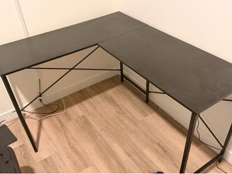 Black L Shaped desk