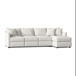 White Sectional Couch Sofa