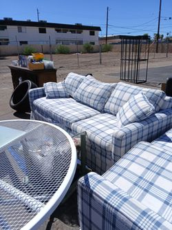 Sofa and love seat