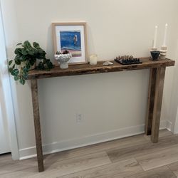 Rustic Farmhouse Console Table