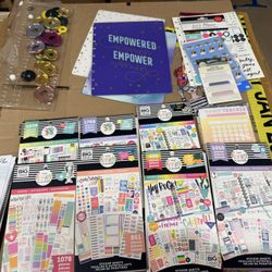 Happy planner Stickers Rings Etc  NEED GONE!