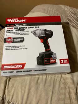 Hyper tough 1/2 inch impact wrench