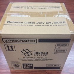 Gundam Freedom Ascension Booster Box Case