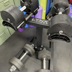 ADJUSTABLE DUMBBELLS🔹WORKOUT FITNESS GYM. EQUIPMENT 