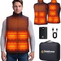 Men’s Heated Vest, Size Xl 