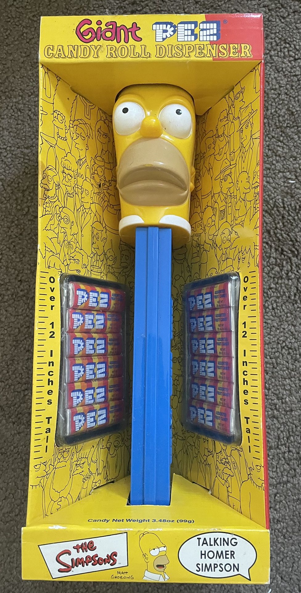 The Simpsons Giant PEZ of Homer Simpson