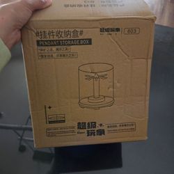 Pendant Storage Box Rotating Display