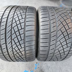 2 USED TIRES CONTINENTAL 315/35/20