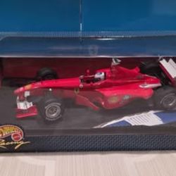 Hot Wheels  1/18 Ferrari Michael Schumacher 2000 Launch Edition In Orig Box  Rare