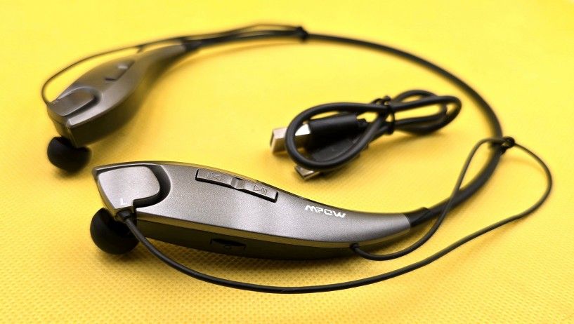 Mpow Jaws Bluetooth Headphones Neckband, Noice Canceling Mic