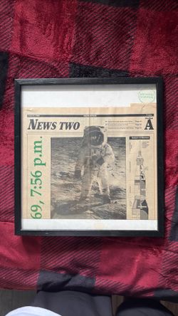 Moon landing Newspaper