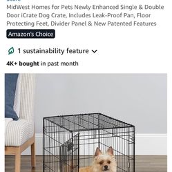 Pets Kennel Great For Traveling 16.5x23” And 23” Inch Tall 