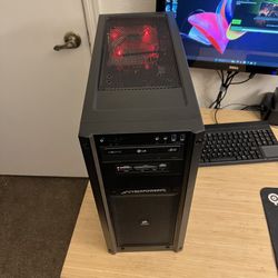 FAST Custom Built Gaming PC / Intel Core i7 CPU / 16GB RAM / GeForce GTX 1060 3GB GPU / 250GB SSD + 1TB HDD / Red LEDs / Windows 11 Pro