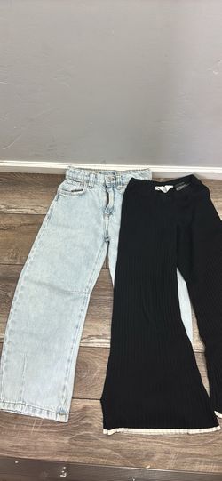 6-8 years wide leg girl pants