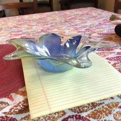 Mouth Blown Glass Bowl