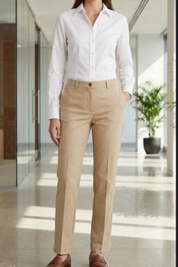 Lauren Ralph Lauren Women's Beige Khaki Pants Trousers Straight Leg - Size 10