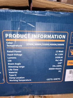 Amico 36 Pack 6 Inch 5CCT Ultra-Thin LED Recessed Ceiling Light with Plastic Junction Box, 2700K/3000K/3500K/4000K/5000K Selectable,1050LM, Dimmable C