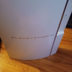 White Ps3 Fat 80gig As Is