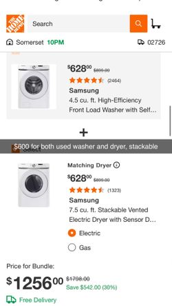 Samsung Washer And Dryer