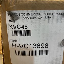 Hestan  KVC48 48 Inch Wall Mount Chimney Style Hood