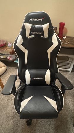 AKRacing Gaming Chair – Reclining Ergonomic Computer Chair – Black/White
