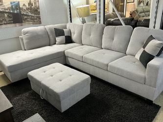 2pc Sectional With Ottoman $699.99