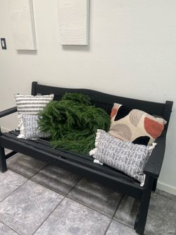 Old Vintage Distressed Patio Bench