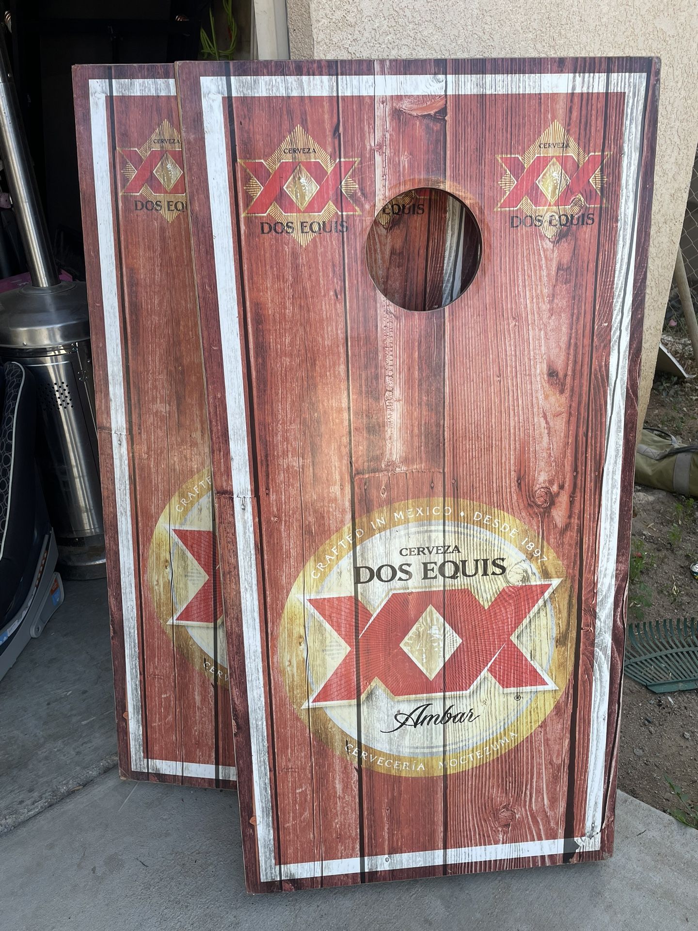 Custom Dos Equis Corn Hole Set