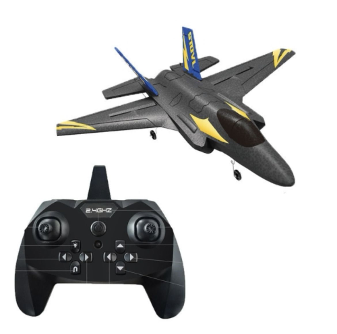 Z-57 4-channel Remote Control Stunt Tumbling Aircraft Glider Fixed-wing Foam Aircraft Model Single Battery