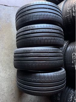 Set of four 255 40 21 Continental sport contact tires