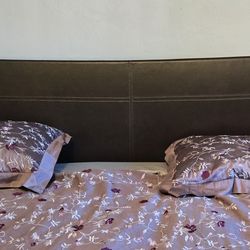 Italian Premium Leather King Bed Frame