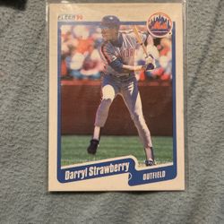 Darryl Strawberry Fleer90 card