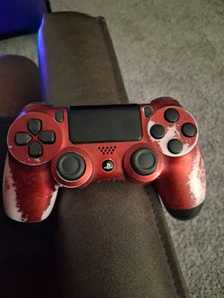 Red ps4 controller