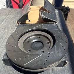 Drilled and Slotted Brake Rotor