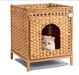 Rattan Hidden Litter box